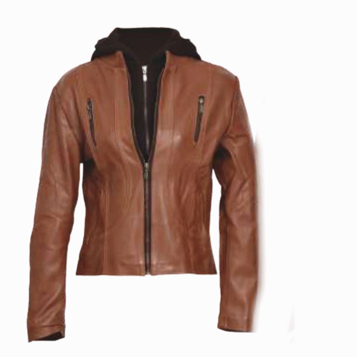 CHAMARRA MARRON DE PIEL TAMPA