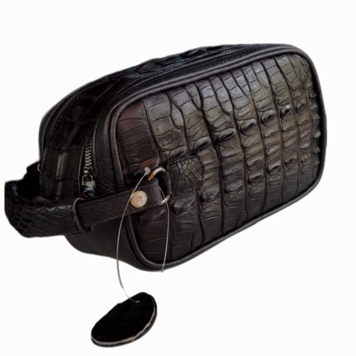 CROSSBODY Y NECESSER LOMO DE COCODRILO