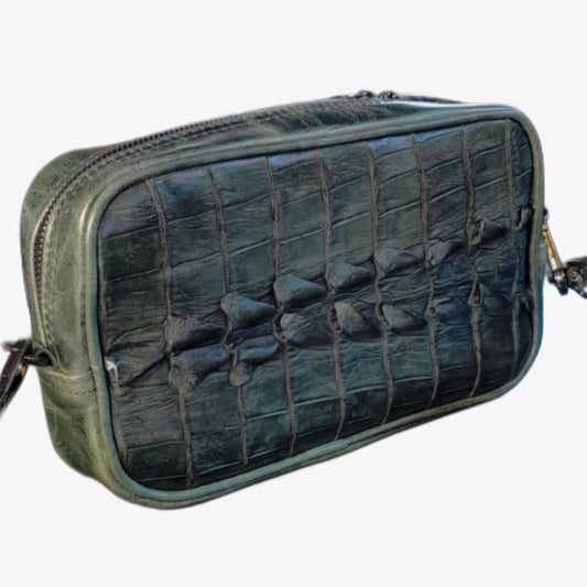 CROSSBODY Y NECESSER COCODRILO